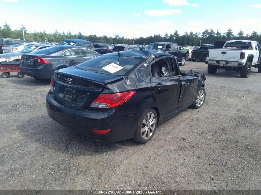 2013 HYUNDAI ACCENT GLS - KMHCU4AE9DU427206