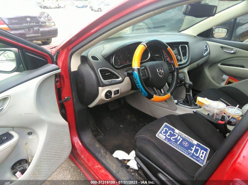 2013 DODGE DART SXT - 1C3CDFBA9DD292728