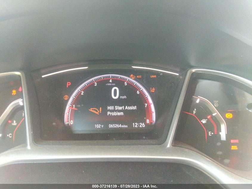 VIN 2HGFC2F80KH558778 2019 HONDA CIVIC SEDAN SPORT