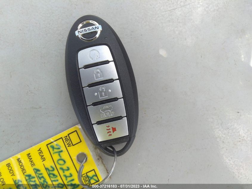2019 NISSAN ALTIMA 2.5 SV - 1N4BL4DV1KC124587