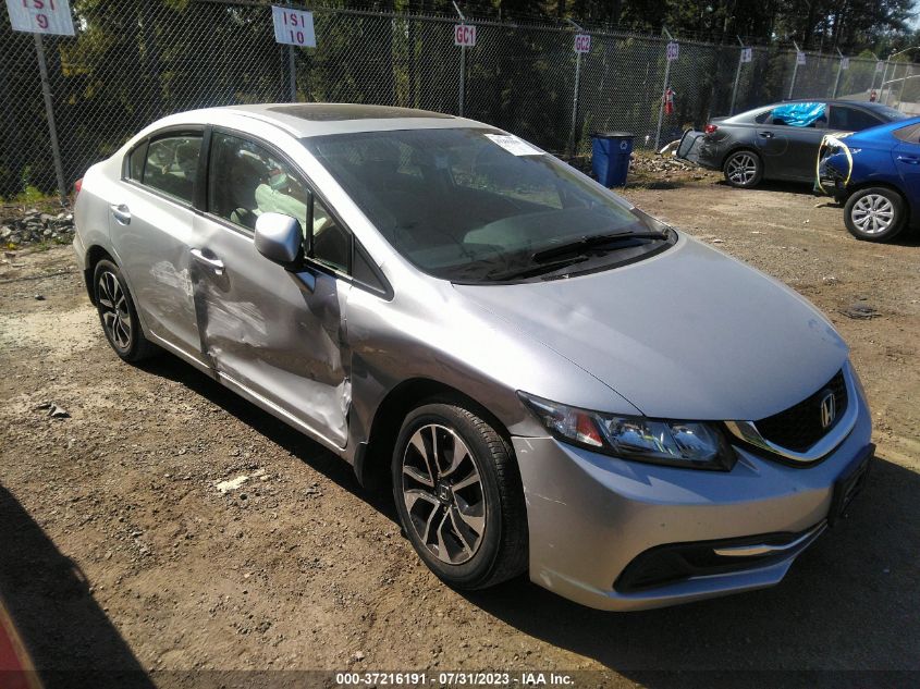 2013 HONDA CIVIC SDN EX - 2HGFB2F8XDH538544