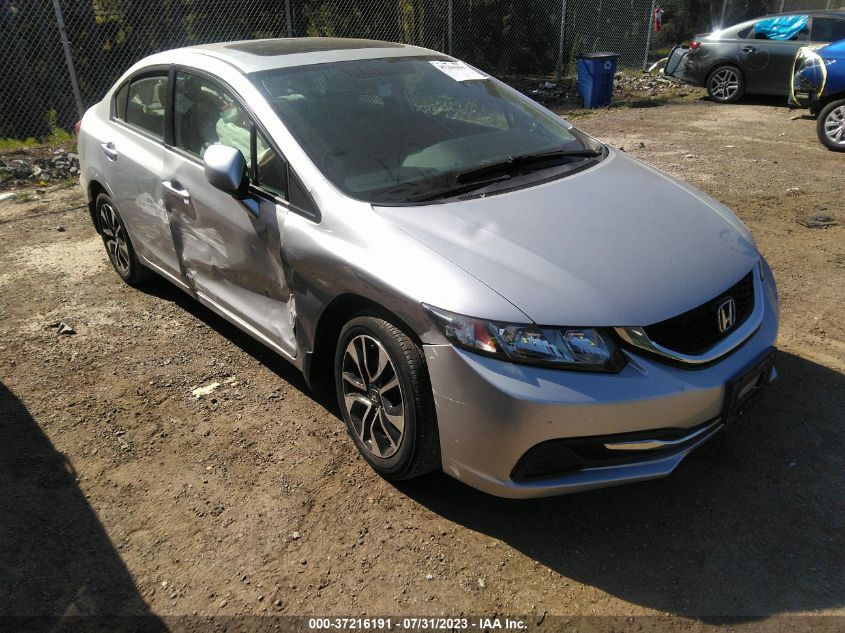 2013 HONDA CIVIC SDN EX - 2HGFB2F8XDH538544