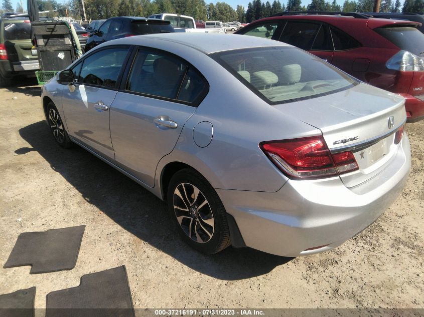 2013 HONDA CIVIC SDN EX - 2HGFB2F8XDH538544