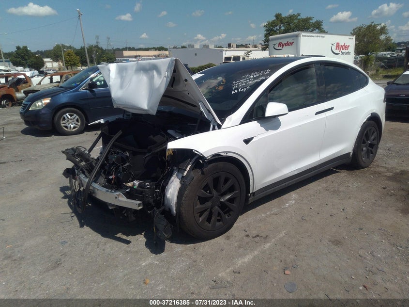 VIN 7SAXCBE64NF354940 2022 TESLA MODEL X