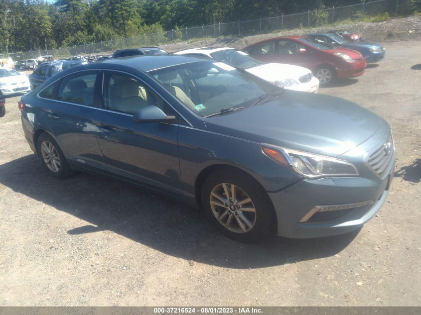 2015 HYUNDAI SONATA 2.4L SE - 5NPE24AF9FH255221