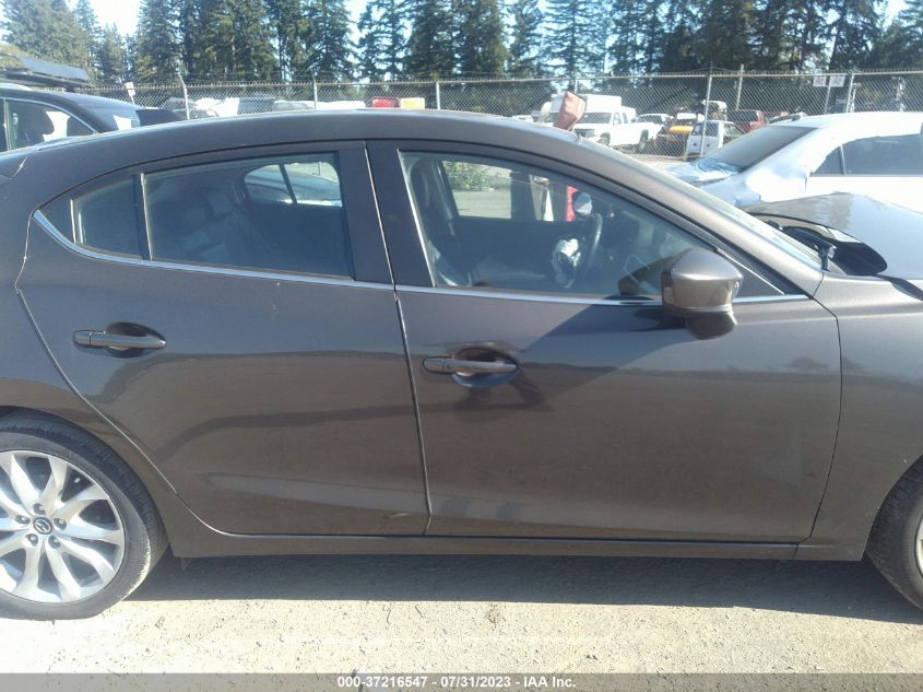 2015 MAZDA MAZDA3 S GRAND TOURING - JM1BM1M3XF1265020