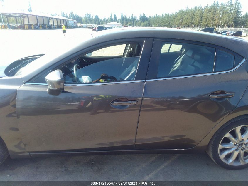 2015 MAZDA MAZDA3 S GRAND TOURING - JM1BM1M3XF1265020