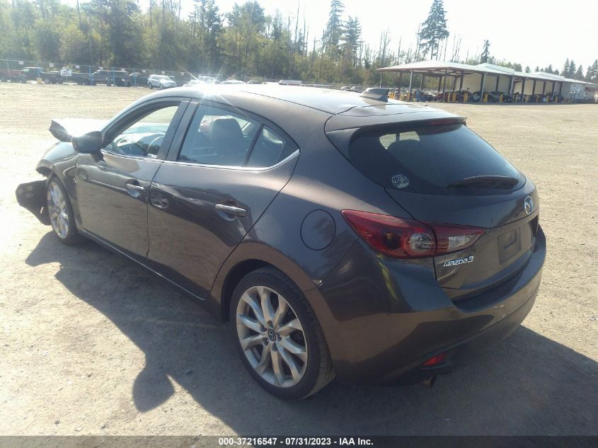 2015 MAZDA MAZDA3 S GRAND TOURING - JM1BM1M3XF1265020
