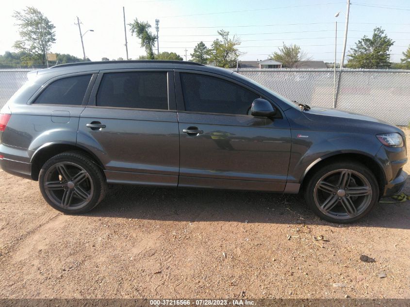 2013 AUDI Q7 3.0T S LINE PRESTIGE - WA1DGAFE5DD014734