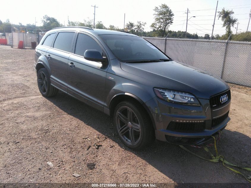 2013 AUDI Q7 3.0T S LINE PRESTIGE - WA1DGAFE5DD014734