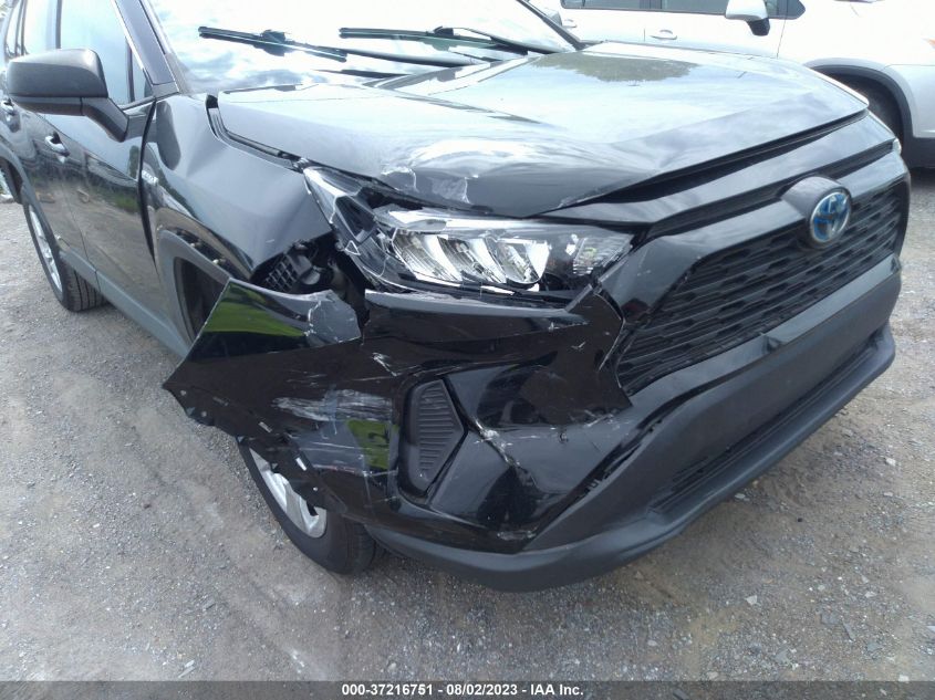2021 TOYOTA RAV4 HYBRID LE - 4T3L6RFV4MU008204