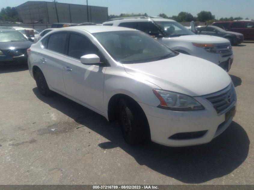 2013 NISSAN SENTRA - 3N1AB7WP1DL751204