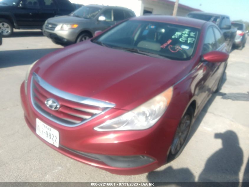 2014 HYUNDAI SONATA GLS - 5NPEB4AC6EH906714