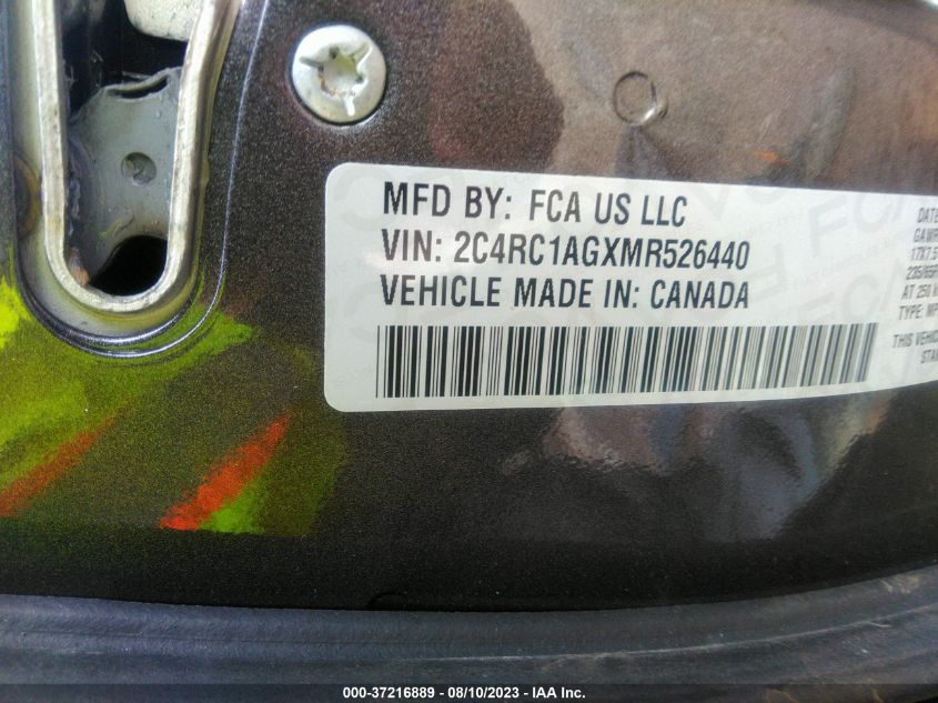2021 CHRYSLER VOYAGER L - 2C4RC1AGXMR526440