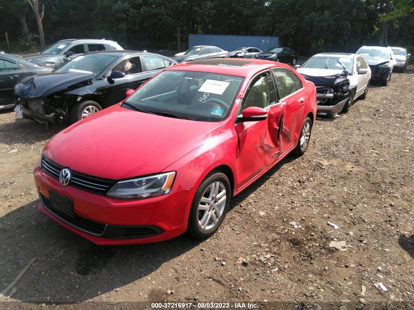 2013 VOLKSWAGEN JETTA SEDAN SE W/CONVENIENCE/SUNROOF - 3VWDP7AJ2DM251678