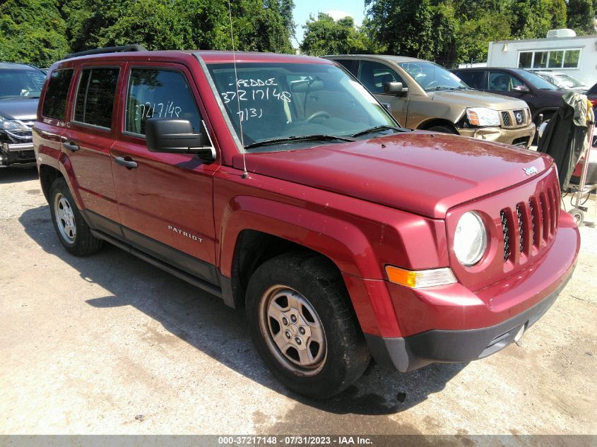 2015 JEEP PATRIOT SPORT - 1C4NJPBA5FD401336