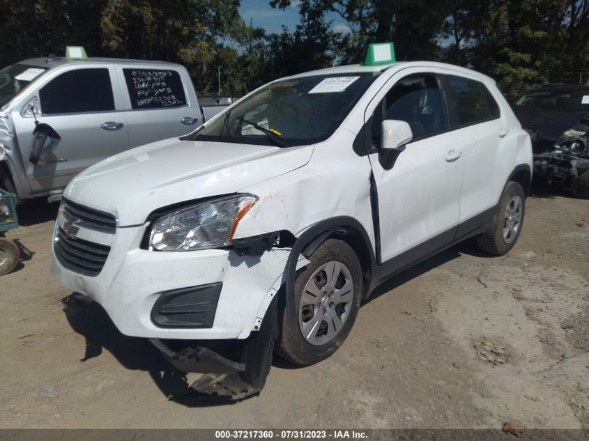 2016 CHEVROLET TRAX LS - 3GNCJKSB4GL272365