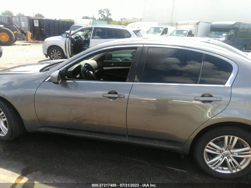 2013 INFINITI G37 SEDAN X JN1CV6AR9DM765448