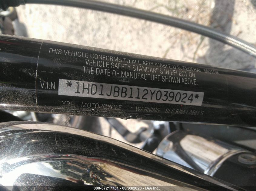 2002 HARLEY-DAVIDSON FXSTDI - 1HD1JBB112Y039024
