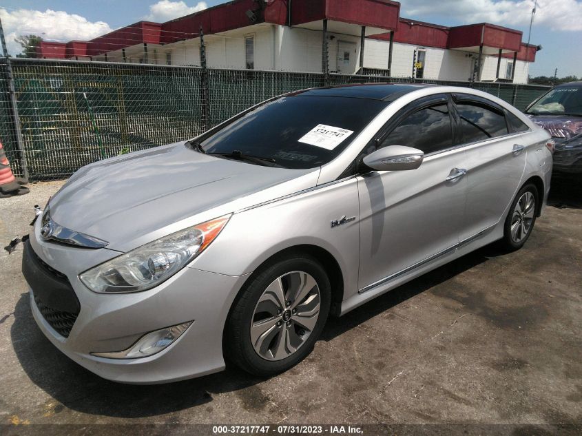 2015 HYUNDAI SONATA HYBRID LIMITED - KMHEC4A40FA108431