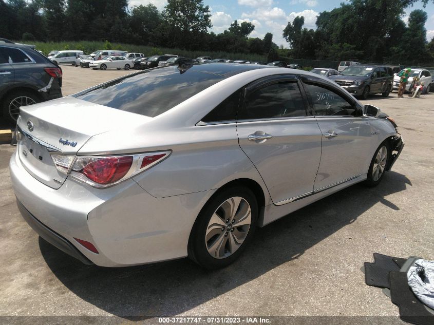 2015 HYUNDAI SONATA HYBRID LIMITED - KMHEC4A40FA108431