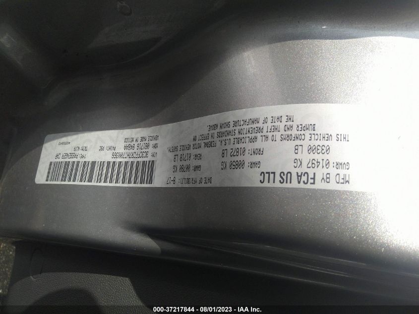 2017 FIAT 500 LOUNGE - 3C3CFFCR7HT700366