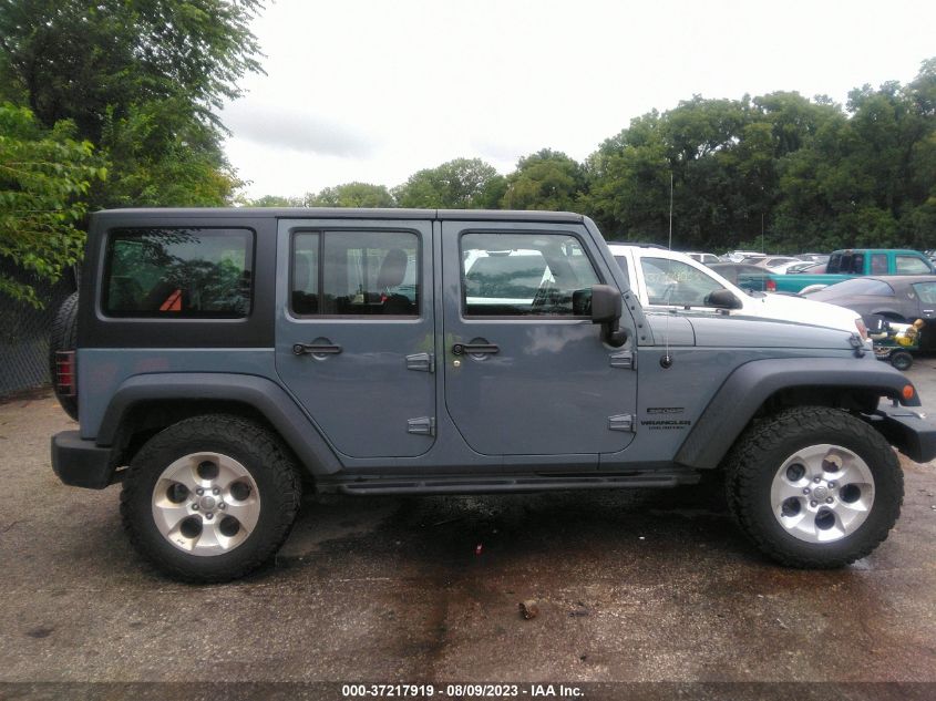 2014 JEEP WRANGLER UNLIMITED SPORT - 1C4BJWDG8EL104516
