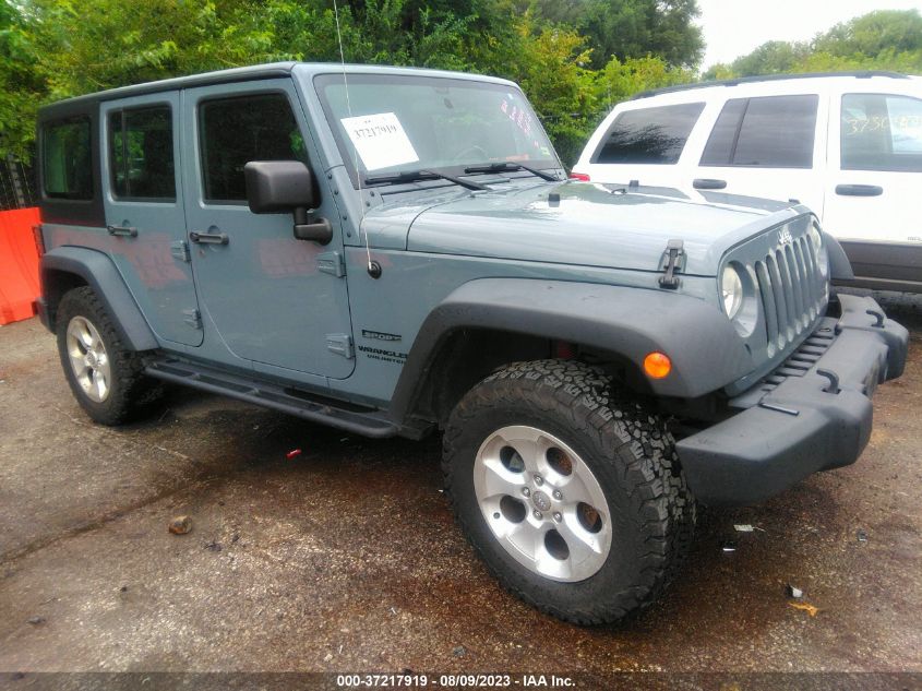 2014 JEEP WRANGLER UNLIMITED SPORT - 1C4BJWDG8EL104516