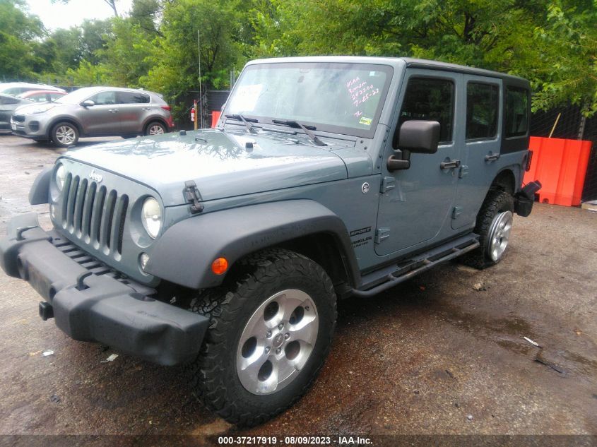 2014 JEEP WRANGLER UNLIMITED SPORT - 1C4BJWDG8EL104516