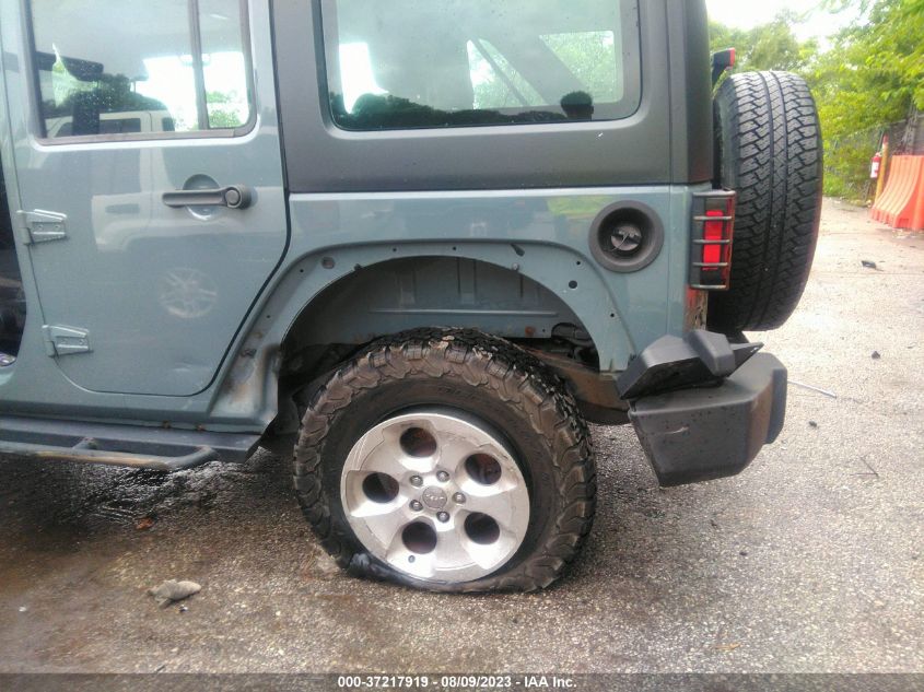 2014 JEEP WRANGLER UNLIMITED SPORT - 1C4BJWDG8EL104516