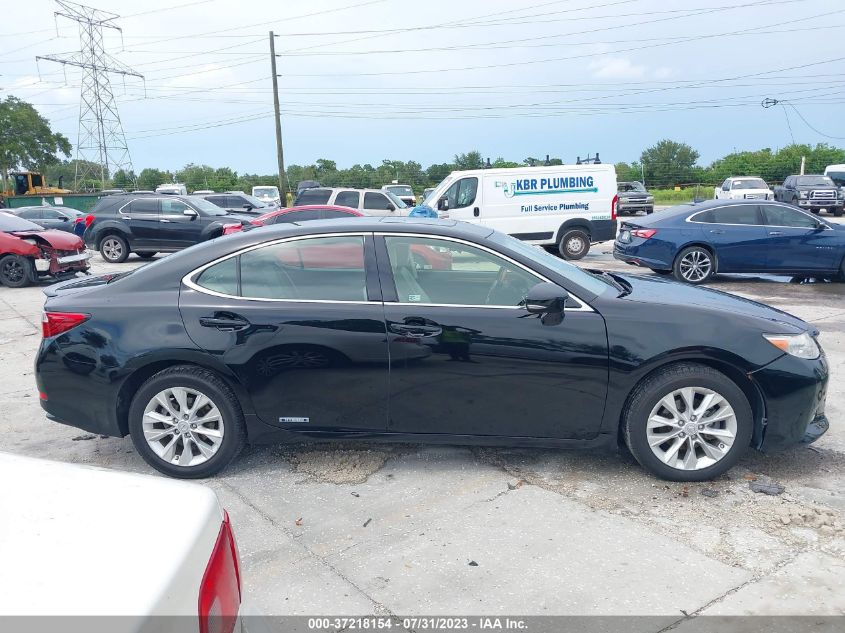 2013 LEXUS ES 300H HYBRID JTHBW1GG8D2010400
