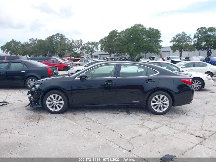 2013 LEXUS ES 300H HYBRID JTHBW1GG8D2010400