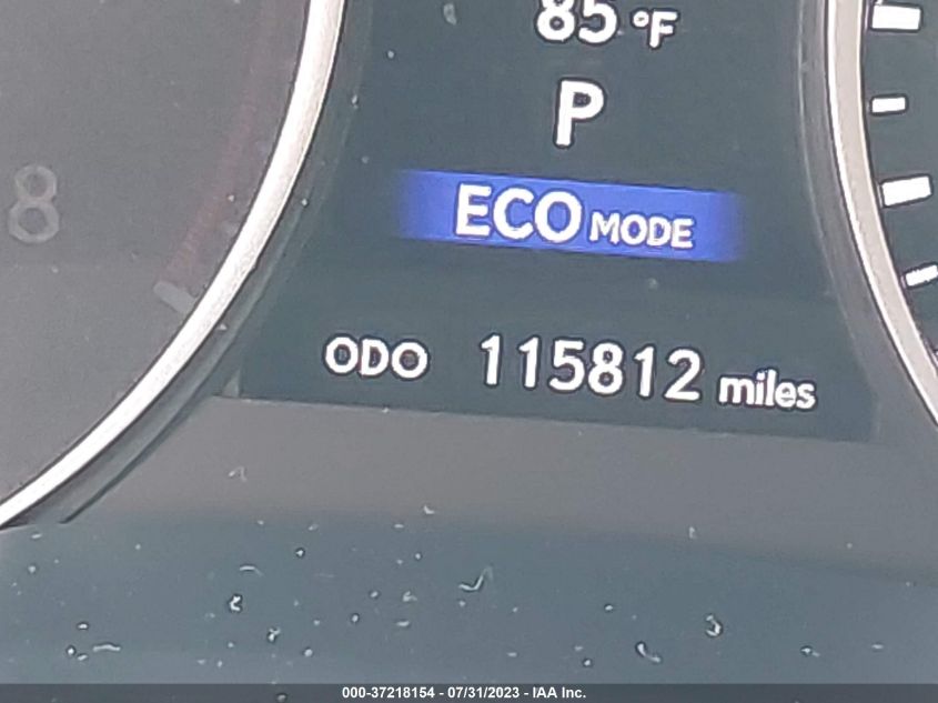 2013 LEXUS ES 300H HYBRID JTHBW1GG8D2010400