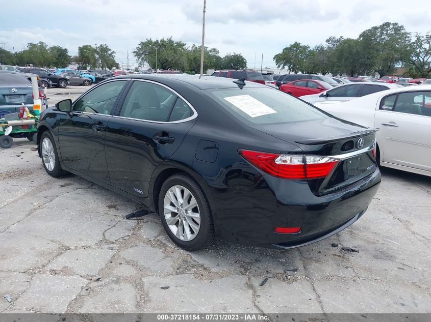 2013 LEXUS ES 300H HYBRID JTHBW1GG8D2010400