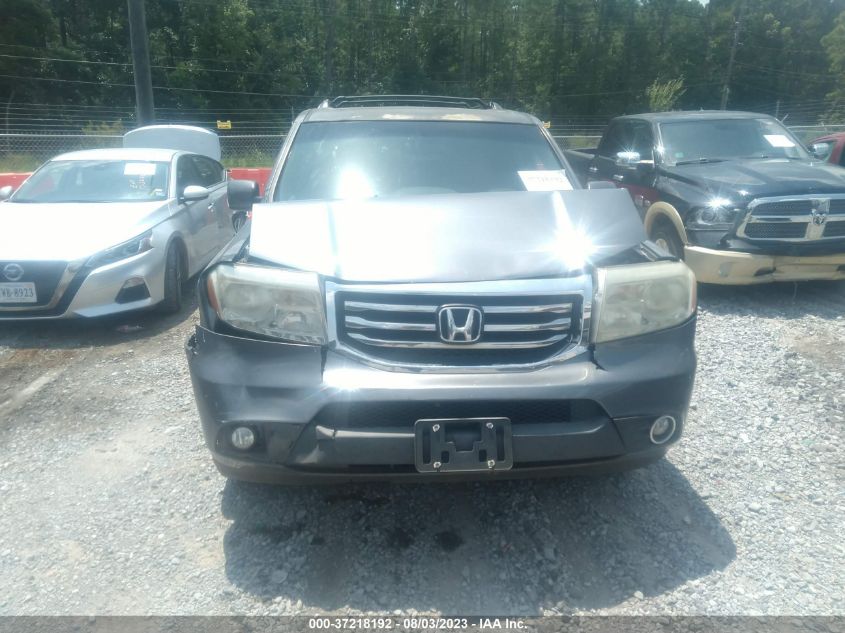 2013 HONDA PILOT EXL - 5FNYF3H59DB009824
