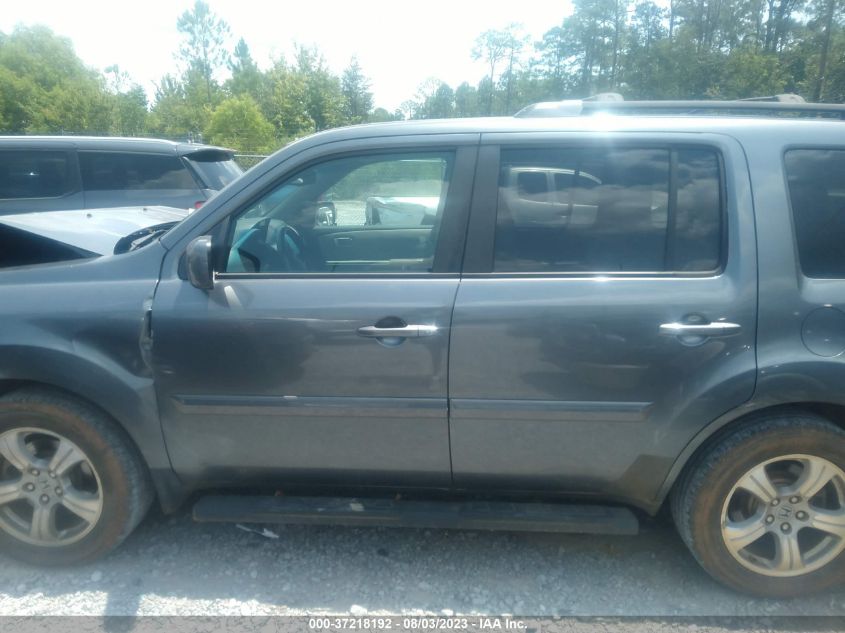 2013 HONDA PILOT EXL - 5FNYF3H59DB009824