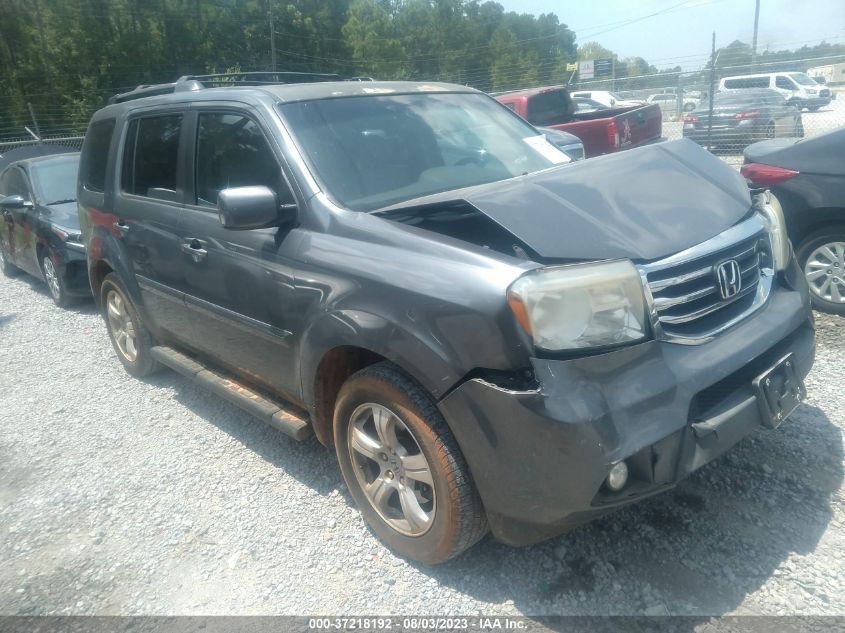 2013 HONDA PILOT EXL - 5FNYF3H59DB009824