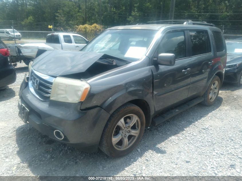 2013 HONDA PILOT EXL - 5FNYF3H59DB009824
