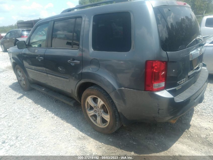 2013 HONDA PILOT EXL - 5FNYF3H59DB009824