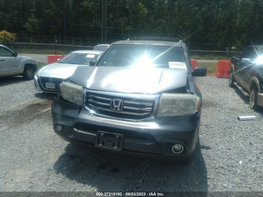 2013 HONDA PILOT EXL - 5FNYF3H59DB009824