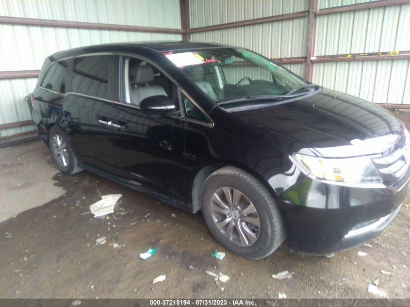 VIN 5FNRL5H66EB072284 2014 HONDA ODYSSEY no.1