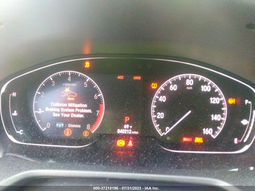 2019 HONDA ACCORD SEDAN SPORT 1.5T - 1HGCV1F34KA088572