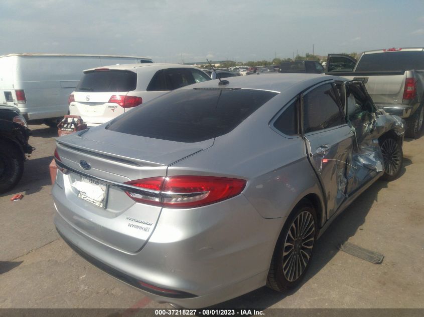 2017 FORD FUSION TITANIUM HEV - 3FA6P0RU8HR216708