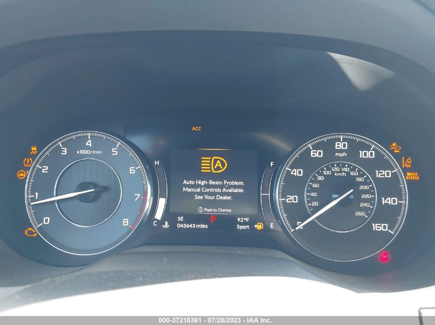 2019 ACURA RDX W/ADVANCE PKG - 5J8TC2H75KL017557