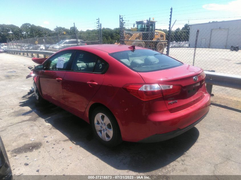 2016 KIA FORTE LX - KNAFX4A69G5541607