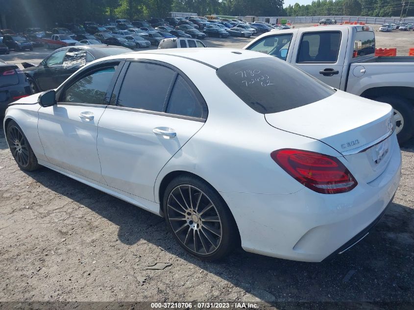 2016 MERCEDES-BENZ C-CLASS C 300 - 55SWF4JB7GU157180