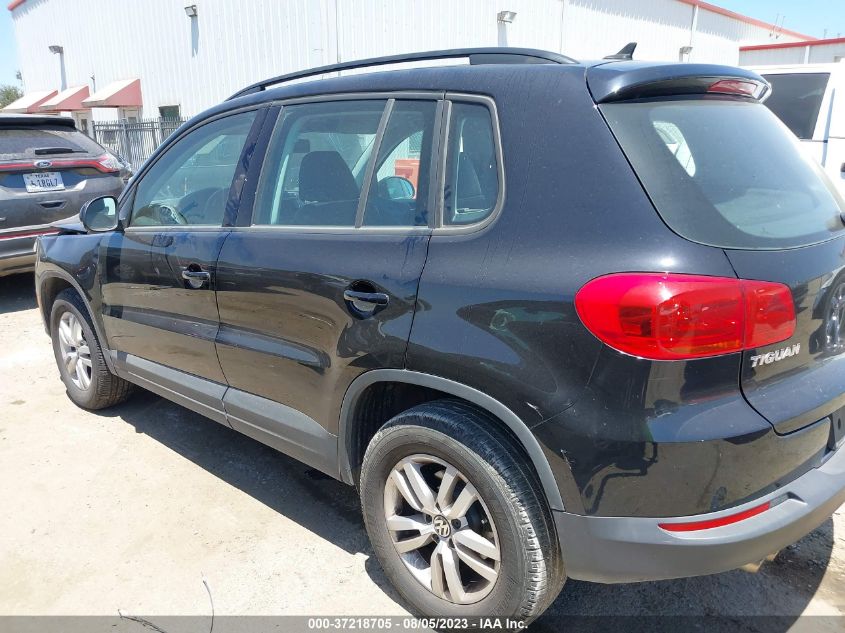 2017 VOLKSWAGEN TIGUAN - WVGBV7AX0HK013731