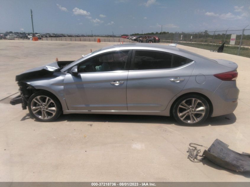 2017 HYUNDAI ELANTRA LIMITED - 5NPD84LF2HH035994