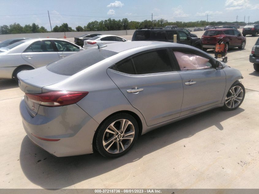 2017 HYUNDAI ELANTRA LIMITED - 5NPD84LF2HH035994