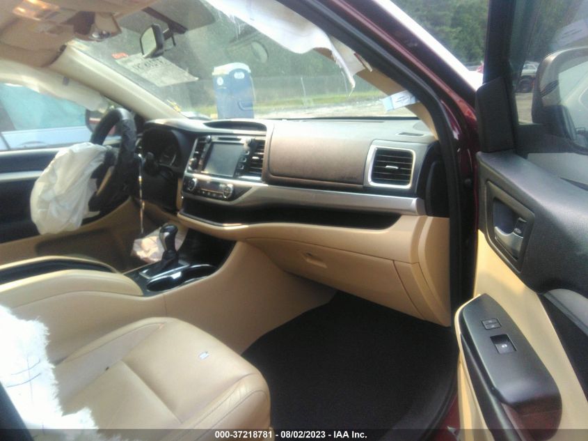 2016 TOYOTA HIGHLANDER XLE - 5TDKKRFH8GS164706